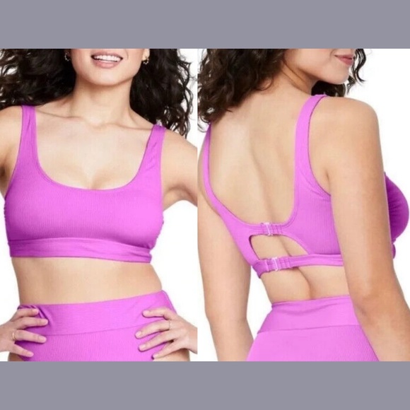 NWT Stoney Clover Lane x Target [ XS ] Bikini Top High Waist Ribbed‎ Bottom - Picture 5 of 14